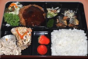「和」自慢のミンチカツ入りおまかせ弁当